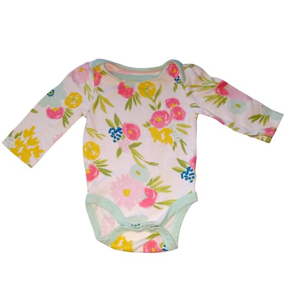 🎯 10 for $10 / Baby Girl 0-3 Months Long Sleeve Onesie - Picture 7 of 10